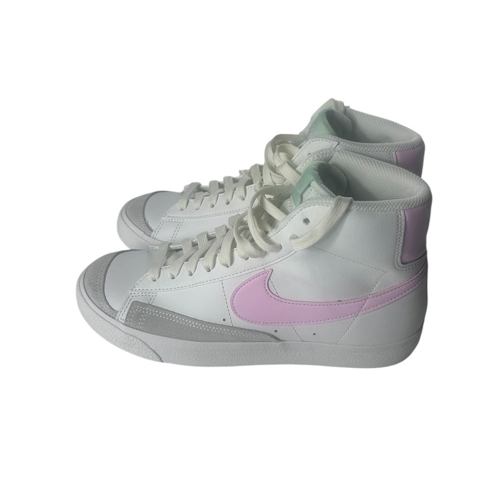 Nike Blazer Mid 77 GS White Pink Seafoam Sneakers DA4086-106 Size 6Y